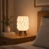 Lunite AGNI Table Lamp – Modern Minimalist Fire Inspired Pattern Style Ambient Light Home Decoration / Lampu Tidur / Lampu Meja Desain Minimalis Inspirasi Pola Api